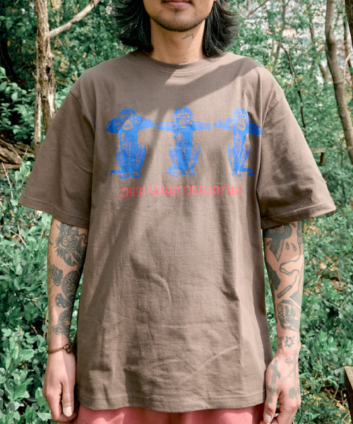 MOSQUITO MURDERERS（モスキートマーダラーズ）の「DEEP SPIRIT DEPARTMENT T-SHIRT -Brown（Tシャツ/カットソー・メンズ・その他・2/3/1）」の2枚目の写真