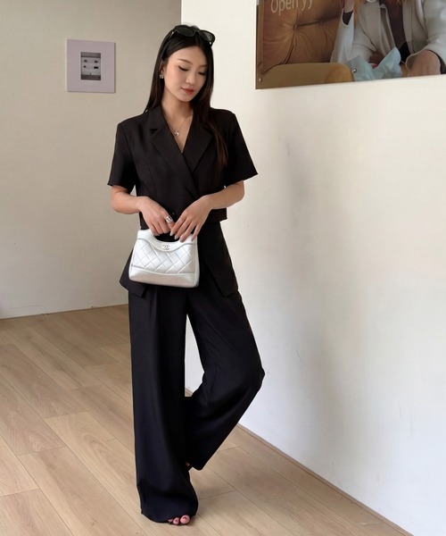 セール】セットアップ スーツ ジャケット ワイドパンツ（セットアップ
