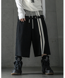 ROARINGRAD（ロアリングラド）の「ダブルウエストバミューダスウェットパンツブラック（その他パンツ）」