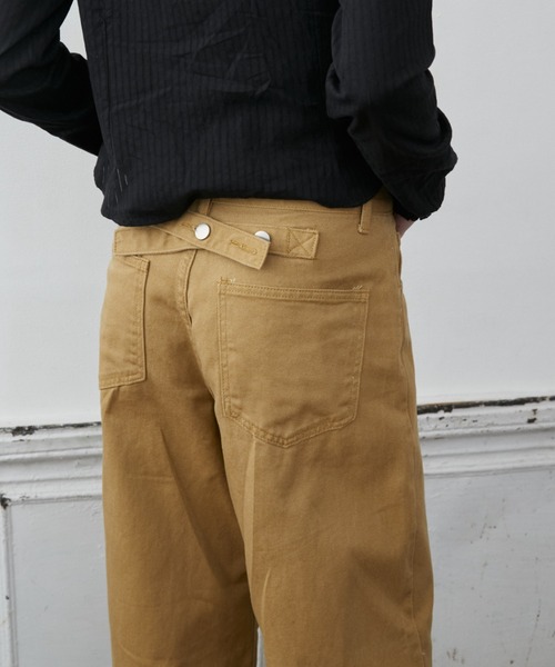 Rohwel（ローウェル）の「Back Belt Wide Pants / バックベルトワイドパンツ（チノパンツ・レディース・ベージュ/カーキ・MEDIUM/SMALL）」の18枚目の写真
