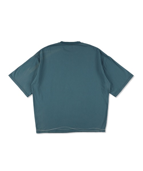WIND AND SEA（ウィンダンシー）の「WAVE BLUE STITCH TEE（Tシャツ/カットソー・メンズ・ブラック/ホワイト/ブルー・LARGE/MEDIUM）」の12枚目の写真