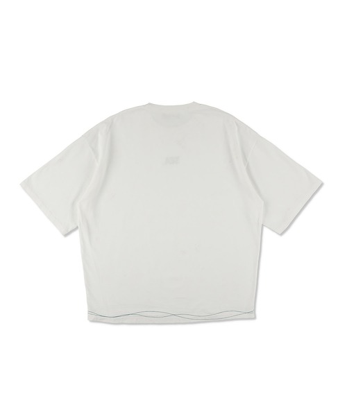 WIND AND SEA（ウィンダンシー）の「WAVE BLUE STITCH TEE（Tシャツ/カットソー・メンズ・ブラック/ホワイト/ブルー・LARGE/MEDIUM）」の5枚目の写真