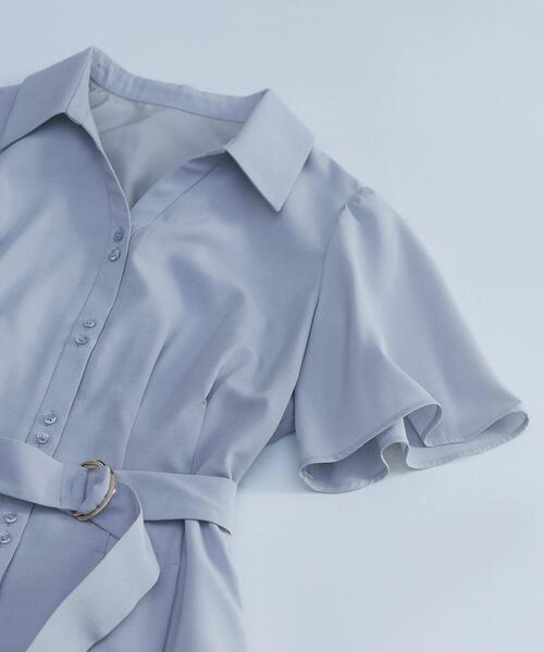 NATURAL BEAUTY BASIC(ナチュラルビューティーベーシック)の「追加生産【ちょうど、いい服】“初めまして”がうまくいく好印象ワンピース(ワンピース・レディース・イエロー/ブルー/ネイビー・SMALL/MEDIUM/LARGE/P/S)」の17枚目の写真