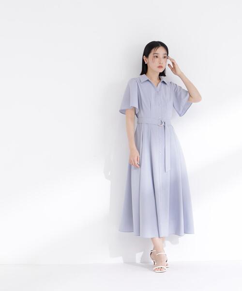 NATURAL BEAUTY BASIC(ナチュラルビューティーベーシック)の「追加生産【ちょうど、いい服】“初めまして”がうまくいく好印象ワンピース(ワンピース・レディース・イエロー/ブルー/ネイビー・SMALL/MEDIUM/LARGE/P/S)」の18枚目の写真