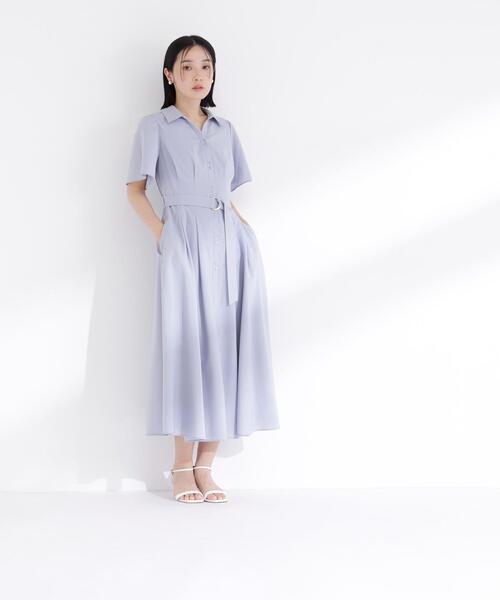 NATURAL BEAUTY BASIC(ナチュラルビューティーベーシック)の「追加生産【ちょうど、いい服】“初めまして”がうまくいく好印象ワンピース(ワンピース・レディース・イエロー/ブルー/ネイビー・SMALL/MEDIUM/LARGE/P/S)」の22枚目の写真