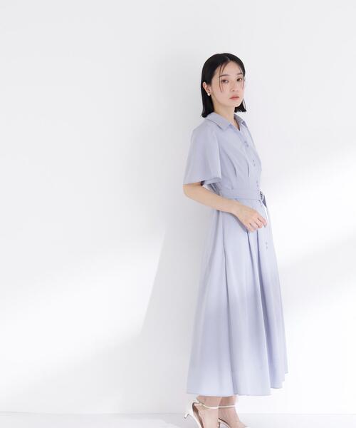 NATURAL BEAUTY BASIC(ナチュラルビューティーベーシック)の「追加生産【ちょうど、いい服】“初めまして”がうまくいく好印象ワンピース(ワンピース・レディース・イエロー/ブルー/ネイビー・SMALL/MEDIUM/LARGE/P/S)」の19枚目の写真