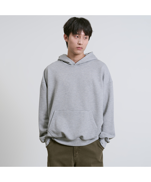 OWSA(オウサ)の「ベーシック無地フードスウェットシャツ6色(スウェット・メンズ・ブラック/ネイビー/ブルー/グレー/ワイン/チャコール・MEDIUM/LARGE/X-LARGE)」の3枚目の写真