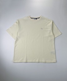 ワッフル クルーネック 半袖Tシャツ
