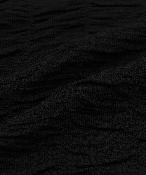 ADAM ET ROPE'(アダムエロペ)の「【WEB限定】シアーシャーリングカーディガン(カーディガン/ボレロ・レディース・ホワイト/ブラック/サックスブルー・FREE)」の22枚目の写真
