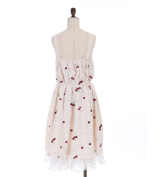 axes femme POETIQUE（アクシーズファムポエティック）の「チェリー×ローズ刺繍ＪＳＫ（ワンピース・レディース・ブラック/キナリ/ピンク・MEDIUM）」の19枚目の写真