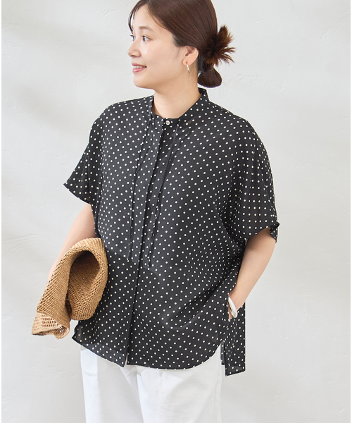 JOURNAL STANDARD(ジャーナルスタンダード)の「《追加》ポンチョ ブラウス(シャツ/ブラウス・レディース・ブラック系その他/ホワイト/スミクロ・FREE)」の11枚目の写真
