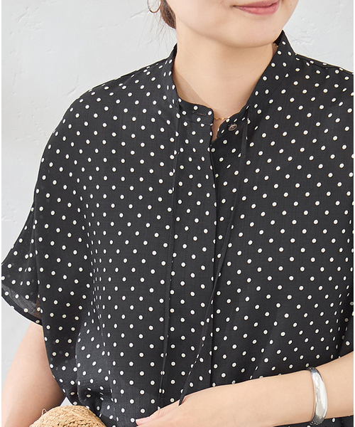 JOURNAL STANDARD(ジャーナルスタンダード)の「《追加》ポンチョ ブラウス(シャツ/ブラウス・レディース・ブラック系その他/ホワイト/スミクロ・FREE)」の14枚目の写真