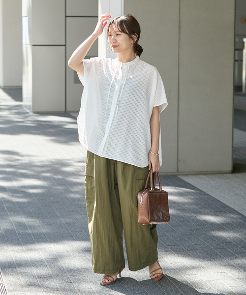 JOURNAL STANDARD(ジャーナルスタンダード)の「《追加》ポンチョ ブラウス(シャツ/ブラウス・レディース・ブラック系その他/ホワイト/スミクロ・FREE)」の21枚目の写真