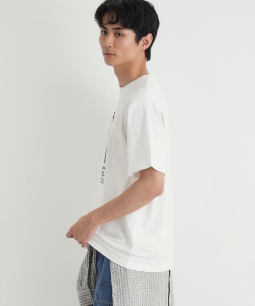 BACK NUMBER（バックナンバー）の「BACK NUMBER(バックナンバー)アニマルプリント半袖Ｔシャツ（Tシャツ/カットソー・メンズ・ベージュ/ホワイト/ブラック・M/L/XL/S）」の6枚目の写真