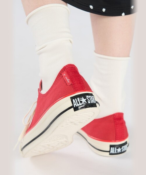 agnes b.(アニエスベー)の「agnès b. × CONVERSE コンバース ALL STAR AGED OX(スニーカー・レディース・レッド・4.5/4/6.5/6/5.5/5/3.5)」の13枚目の写真