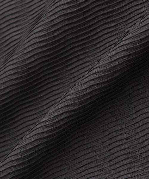NANO universe(ナノユニバース)の「ストライプクレープシャツ半袖(シャツ/ブラウス・メンズ・スミクロ/グレー系その他4/ライトグレー・S/L/M)」の4枚目の写真