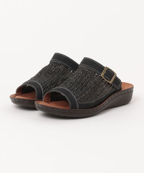 LUGG NAGG（ラグナグ）の「【Invito Gatto】【２WAY】異素材サマーサンダル【立体インソール】【コンフォート】（サンダル・レディース・ミント/ホワイト/ブラック/ベージュ・S/L/M/LL）」の5枚目の写真