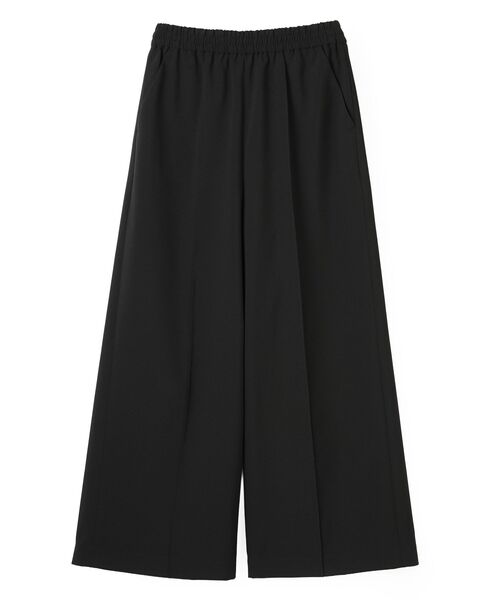 LANVIN en Bleu(ランバンオンブルー)の「ドライポリエステルゴムワイドパンツ(その他パンツ・レディース・ブラック/グレー・38/36)」の1枚目の写真