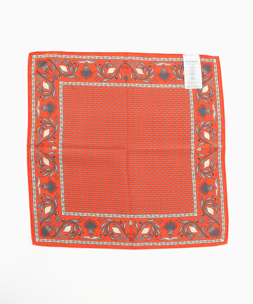 EDIFICE(エディフィス)の「fursac (フルサック) Paisley Scarf(その他小物・メンズ・グリーン/オレンジ・FREE)」の4枚目の写真