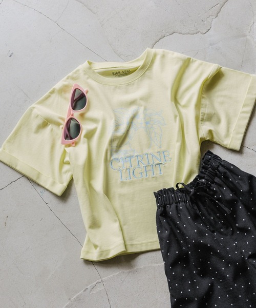 GLOBAL WORK(グローバルワーク)の「RICH COOLモチーフ半袖T/802034(Tシャツ/カットソー・キッズ・ホワイト系その他3/スカイブルー/ダークブラウン/ホワイト系その他2/ホワイト/ライトベージュ/チャコールグレー/イエロー・150cm/140cm/160cm/130cm)」の8枚目の写真