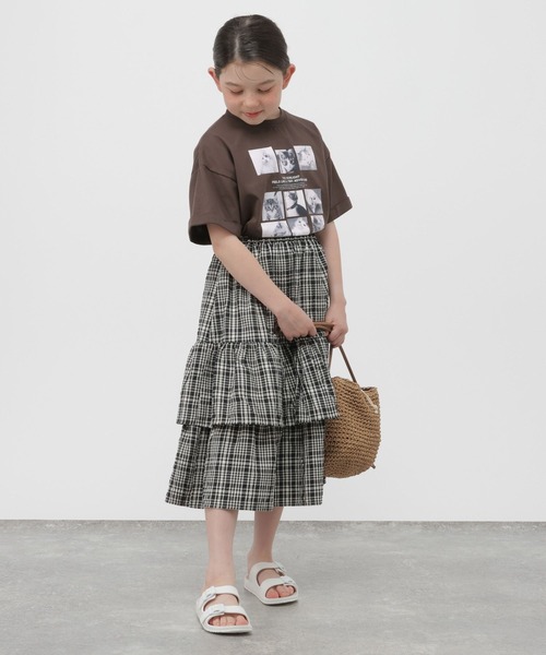 GLOBAL WORK(グローバルワーク)の「RICH COOLモチーフ半袖T/802034(Tシャツ/カットソー・キッズ・ホワイト系その他3/スカイブルー/ダークブラウン/ホワイト系その他2/ホワイト・150cm/140cm/160cm/130cm)」の8枚目の写真
