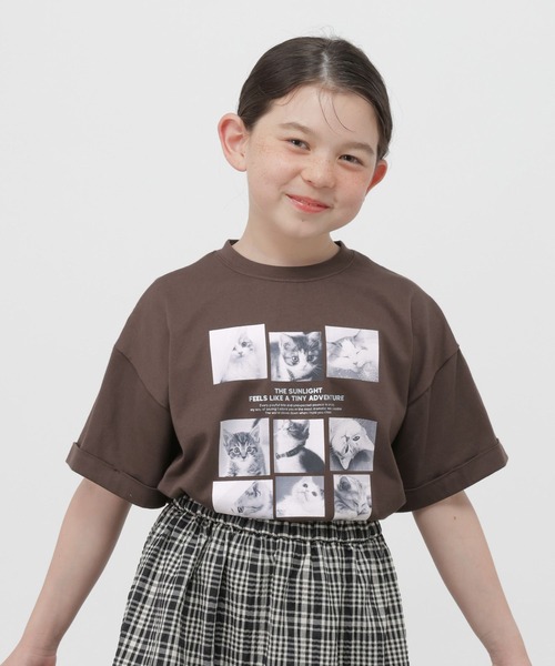 GLOBAL WORK(グローバルワーク)の「RICH COOLモチーフ半袖T/802034(Tシャツ/カットソー・キッズ・ホワイト系その他3/スカイブルー/ダークブラウン/ホワイト系その他2/ホワイト・150cm/140cm/160cm/130cm)」の11枚目の写真