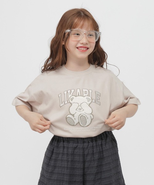 GLOBAL WORK(グローバルワーク)の「RICH COOLモチーフ半袖T/802034(Tシャツ/カットソー・キッズ・ホワイト系その他3/スカイブルー/ダークブラウン/ホワイト系その他2/ホワイト・150cm/140cm/160cm/130cm)」の14枚目の写真