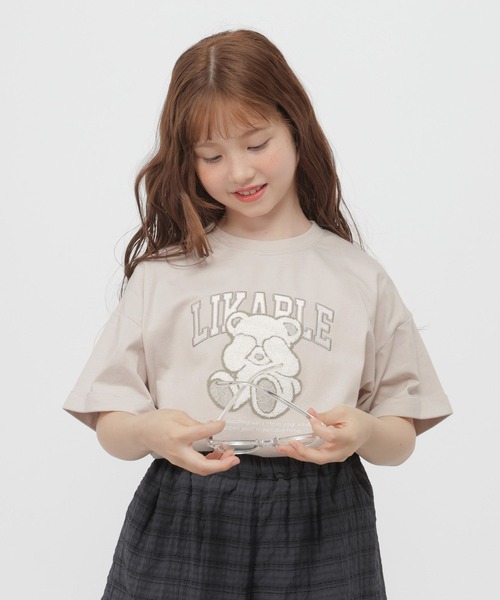 GLOBAL WORK(グローバルワーク)の「RICH COOLモチーフ半袖T/802034(Tシャツ/カットソー・キッズ・ホワイト系その他3/スカイブルー/ダークブラウン/ホワイト系その他2/ホワイト・150cm/140cm/160cm/130cm)」の16枚目の写真