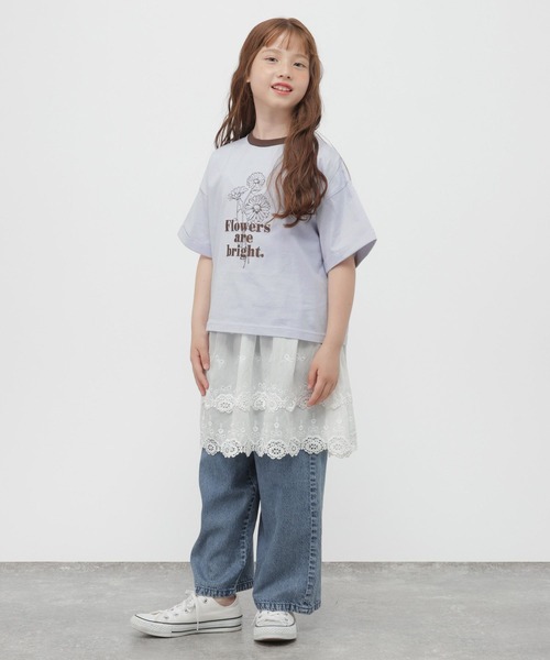 GLOBAL WORK(グローバルワーク)の「RICH COOLモチーフ半袖T/802034(Tシャツ/カットソー・キッズ・ホワイト系その他3/スカイブルー/ダークブラウン/ホワイト系その他2/ホワイト・150cm/140cm/160cm/130cm)」の17枚目の写真