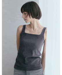 OUR WACOAL×YANUK」 カップ付きバイカラーキャミソール（インナー