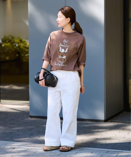 FRAMeWORK(フレームワーク)の「≪ 新色 / 追加≫GOOD ROCK SPEED 別注モーターサイクルTshirt(Tシャツ/カットソー・レディース・スミクロ/ブラウン・FREE)」の22枚目の写真