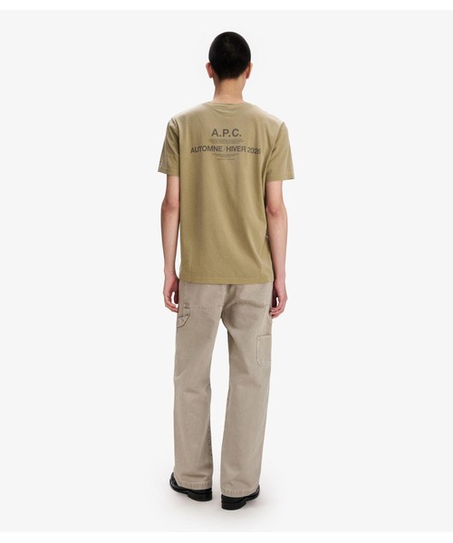 A.P.C.（アーペーセー）の「T-SHIRT APC AUTOMNE 26（Tシャツ/カットソー・メンズ・ピンク系その他/オフホワイト/カーキ・XS/XXS/L/S/M/XL）」の13枚目の写真