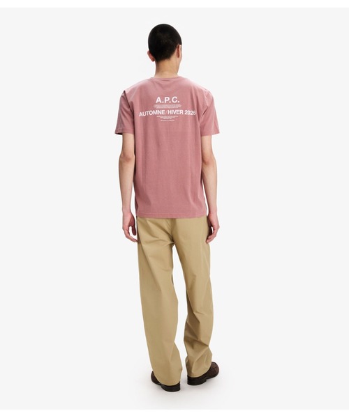 A.P.C.（アーペーセー）の「T-SHIRT APC AUTOMNE 26（Tシャツ/カットソー・メンズ・ピンク系その他/オフホワイト/カーキ・XS/XXS/L/S/M/XL）」の18枚目の写真