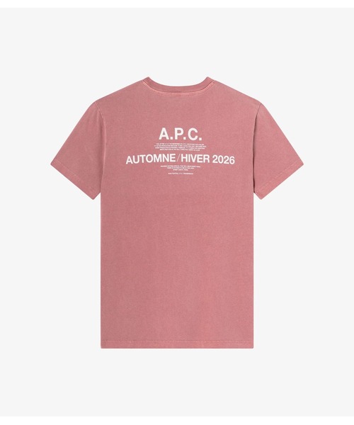 A.P.C.（アーペーセー）の「T-SHIRT APC AUTOMNE 26（Tシャツ/カットソー・メンズ・ピンク系その他/オフホワイト/カーキ・XS/XXS/L/S/M/XL）」の19枚目の写真