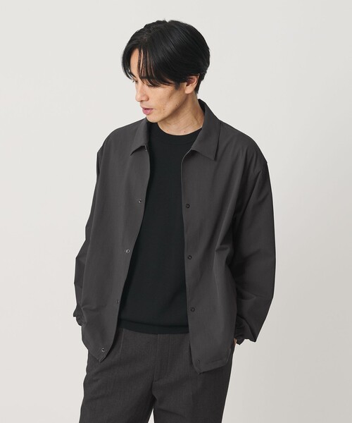 BEAUTY&YOUTH UNITED ARROWS(ビューティーアンドユースユナイテッドアローズ)の「360°MASTER バルーン コーチ ジャケット セットアップ対応 撥水 ストレッチ ウォッシャブル(ブルゾン・メンズ・ブラック/ダークブラウン/ダークグレー・M/S/XL/L)」の15枚目の写真