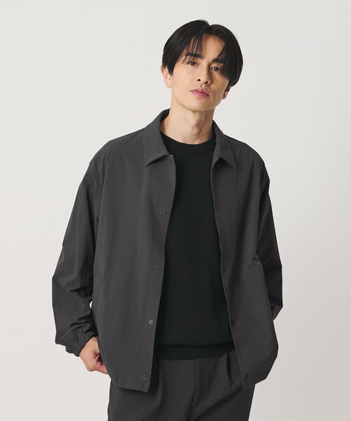 BEAUTY&YOUTH UNITED ARROWS(ビューティーアンドユースユナイテッドアローズ)の「360°MASTER バルーン コーチ ジャケット セットアップ対応 撥水 ストレッチ ウォッシャブル(ブルゾン・メンズ・ブラック/ダークブラウン/ダークグレー・M/S/XL/L)」の16枚目の写真