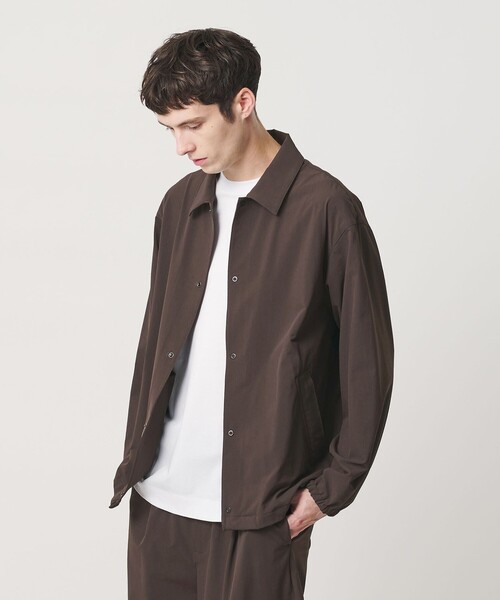 BEAUTY&YOUTH UNITED ARROWS(ビューティーアンドユースユナイテッドアローズ)の「360°MASTER バルーン コーチ ジャケット セットアップ対応 撥水 ストレッチ ウォッシャブル(ブルゾン・メンズ・ブラック/ダークブラウン/ダークグレー・M/S/XL/L)」の19枚目の写真
