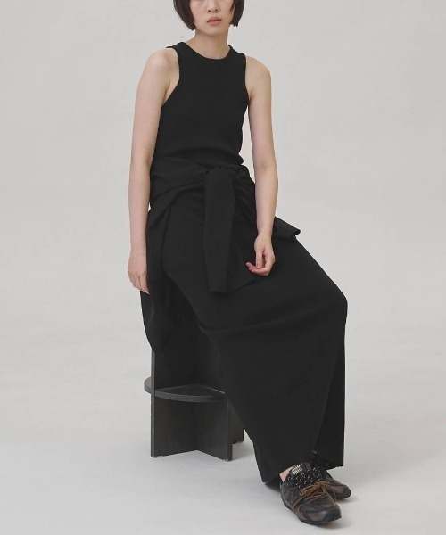 TODAYFUL(トゥデイフル)の「Pencil Knit Dress 12610315(ワンピース・メンズ・ブラック/オフホワイト・38/36)」の1枚目の写真