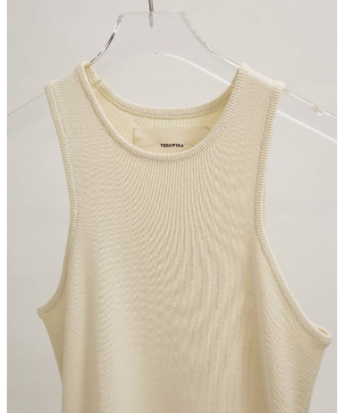 TODAYFUL(トゥデイフル)の「Pencil Knit Dress 12610315(ワンピース・メンズ・ブラック/オフホワイト・38/36)」の10枚目の写真