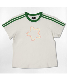 スターフォントロゴセミクロップ半袖Tシャツ6色