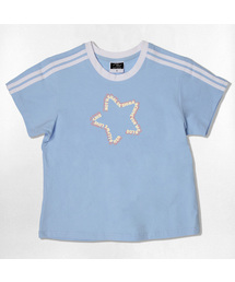 スターフォントロゴセミクロップ半袖Tシャツ6色