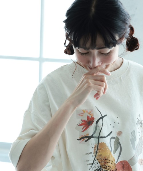 soulberry(ソウルベリー)の「アートな気分のプルオーバー(Tシャツ/カットソー・レディース・キナリ・LL/3L/4L/5L/M/L)」の11枚目の写真