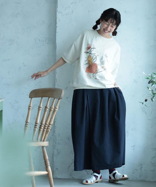 soulberry(ソウルベリー)の「アートな気分のプルオーバー(Tシャツ/カットソー・レディース・キナリ・LL/3L/4L/5L/M/L)」の7枚目の写真