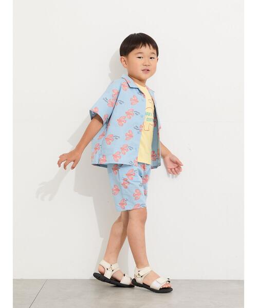 Samansa Mos2 Lagom(サマンサモスモスラーゴム)の「バード柄ハーフパンツ(セットアップ可)(その他パンツ・キッズ・オレンジ/サックスブルー・100/110/120/95/130)」の14枚目の写真