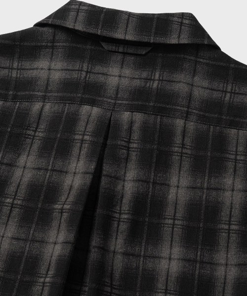 NONBLANK(ノンブランク)の「フランネルオンブレチェックHSシャツ_DARK GREY(シャツ/ブラウス・メンズ・ダークグレー・SMALL/MEDIUM/LARGE/X-LARGE)」の7枚目の写真