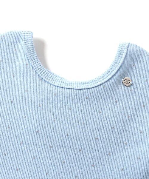 apres les cours（アプレレクール）の「チュールドッキングワンピース（ワンピース・キッズ・サックスブルー/ラベンダー/アイボリー・110/100/90/120/80/140/130）」の17枚目の写真