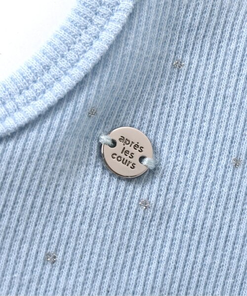 apres les cours（アプレレクール）の「チュールドッキングワンピース（ワンピース・キッズ・サックスブルー/ラベンダー/アイボリー・110/100/90/120/80/140/130）」の19枚目の写真