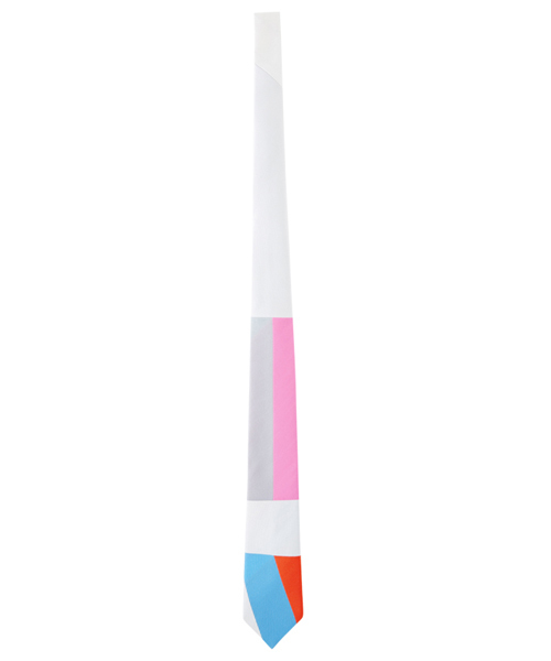 giraffe(ジラフ)の「メッセージタイ WHITE×PINK(ネクタイ・メンズ・ホワイト・FREE)」の2枚目の写真