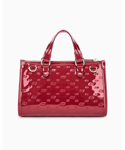 ARMANI EXCHANGE(アルマーニエクスチェンジ)の「【A|X アルマーニ エクスチェンジ】オールオーバーロゴ パテントスモールハンドバッグ(ハンドバッグ・レディース・ブラック・FREE)」の21枚目の写真