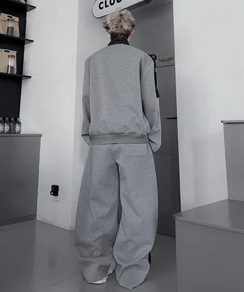 neos(ネオス)の「【NEOS】ポリスウェット トップス トレーナー ハイネック パンツ ライン ボタン 上下 セットアップ ワンマイルウェア ユニセックス メンズ レディース 2026 秋冬(セットアップ・メンズ・グレー/ブラック・MEDIUM/LARGE)」の11枚目の写真